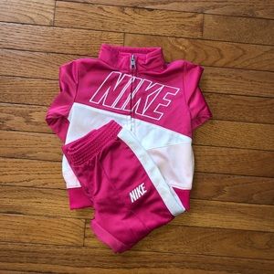 NIKE pink track suit, size 2T